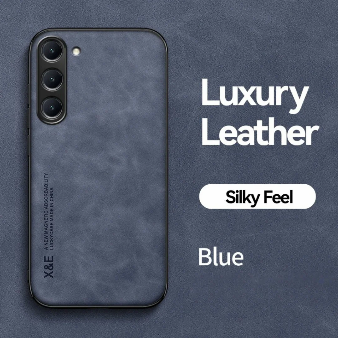 Samsung Galaxy A55 5G Comfortable Touch Sheepskin Leather Case - Image 3