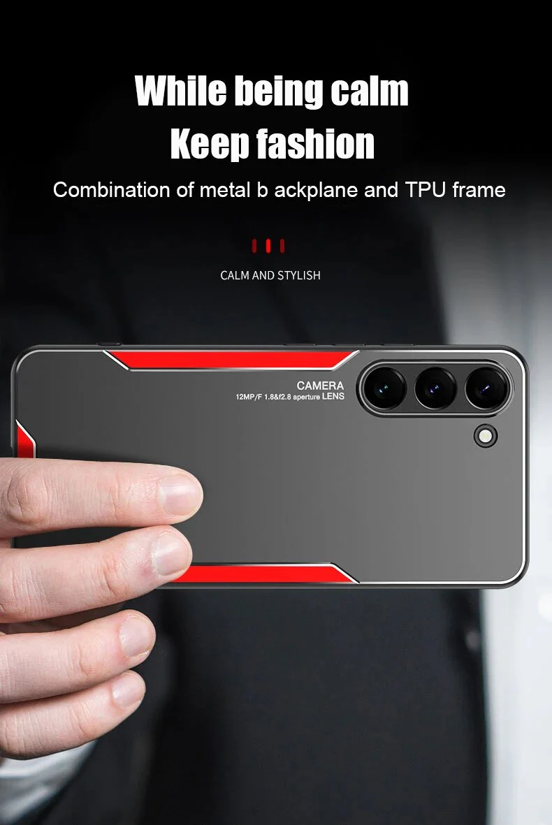 Samsung Galaxy S23 FE 5G Luxury Aluminium Metal Frame Protective Case - Image 3