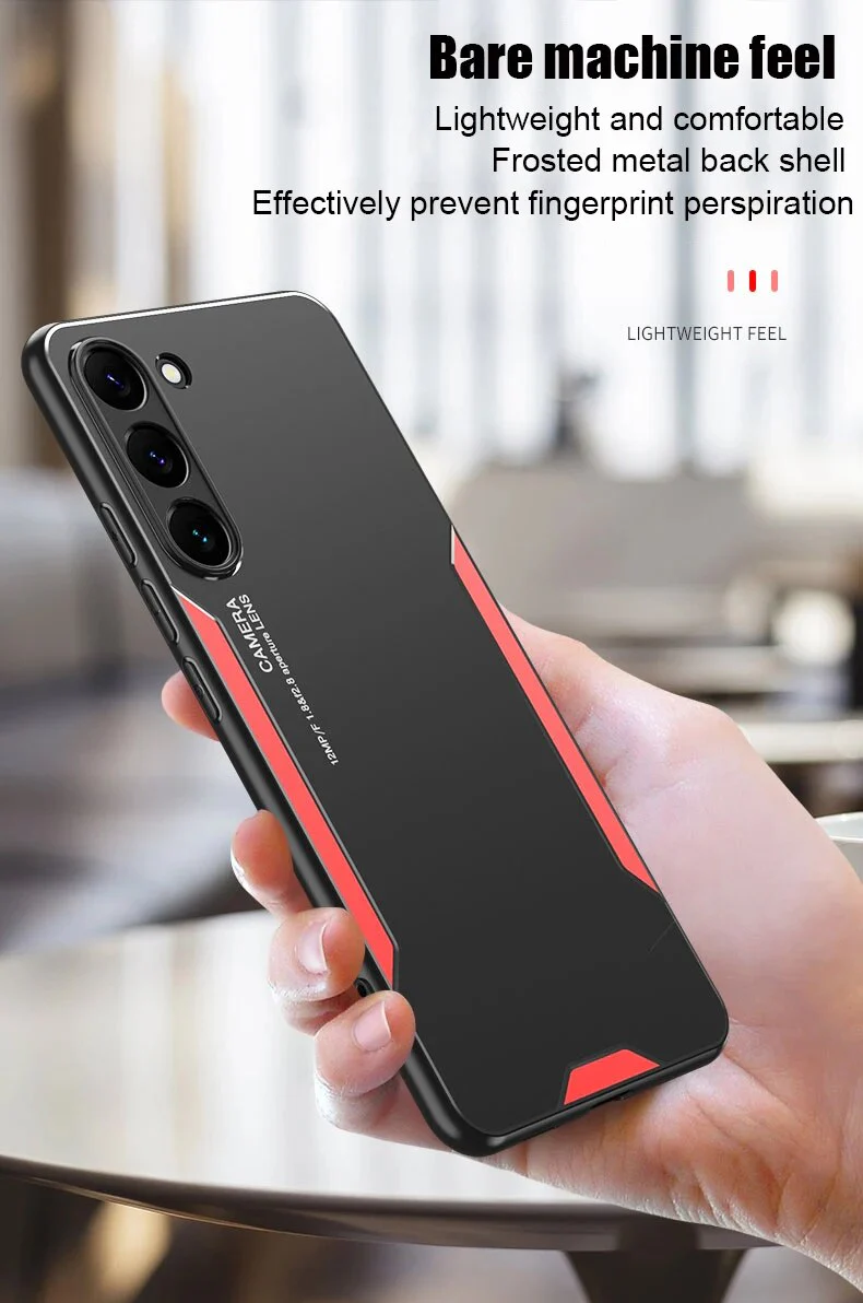 Samsung Galaxy S23 FE 5G Luxury Aluminium Metal Frame Protective Case - Image 4