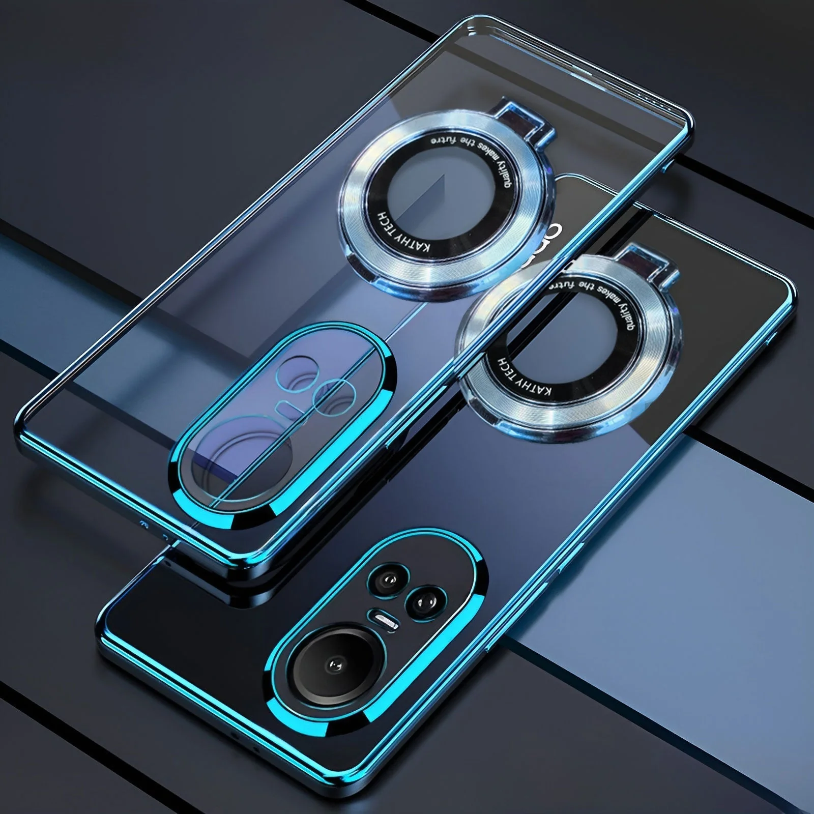 Oppo Reno 10 5G Magnifier Electroplating Case - Image 4