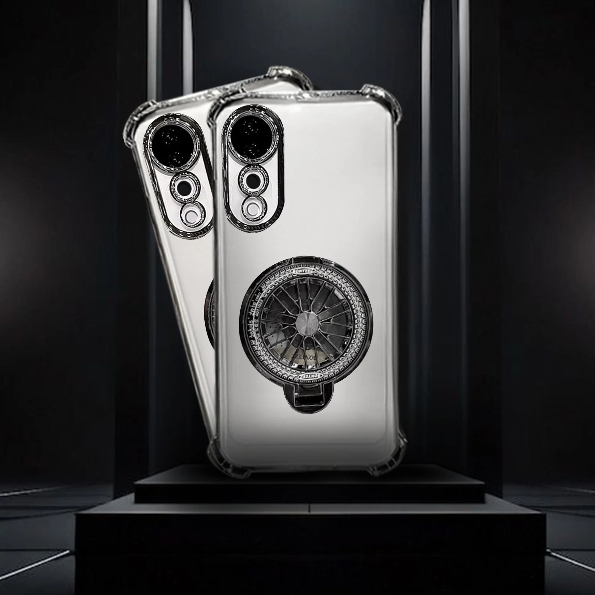 Vivo V40 Pro 5G Premium Stress Buster Wheel Rotating Shockproof Airbags Case - Image 4