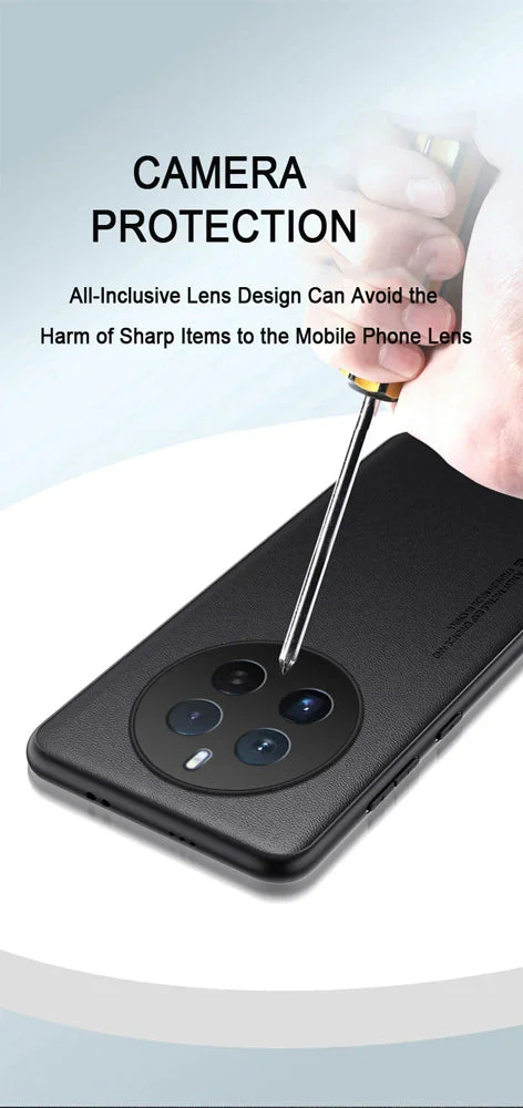 Realme 12 Pro+ 5G Soft Vegan Leather Grain Protective Back Case - Image 3