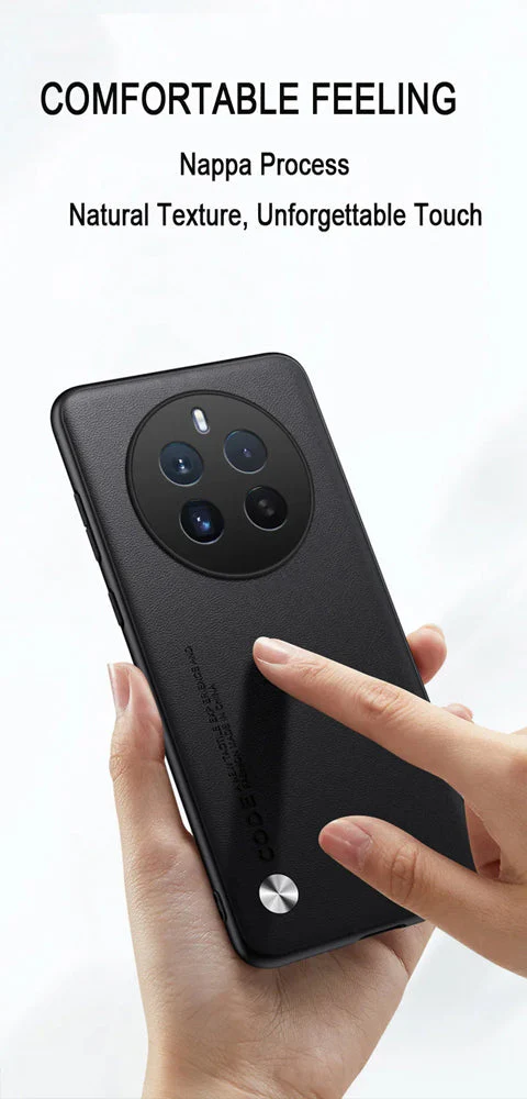 Realme 12 Pro+ 5G Soft Vegan Leather Grain Protective Back Case - Image 4