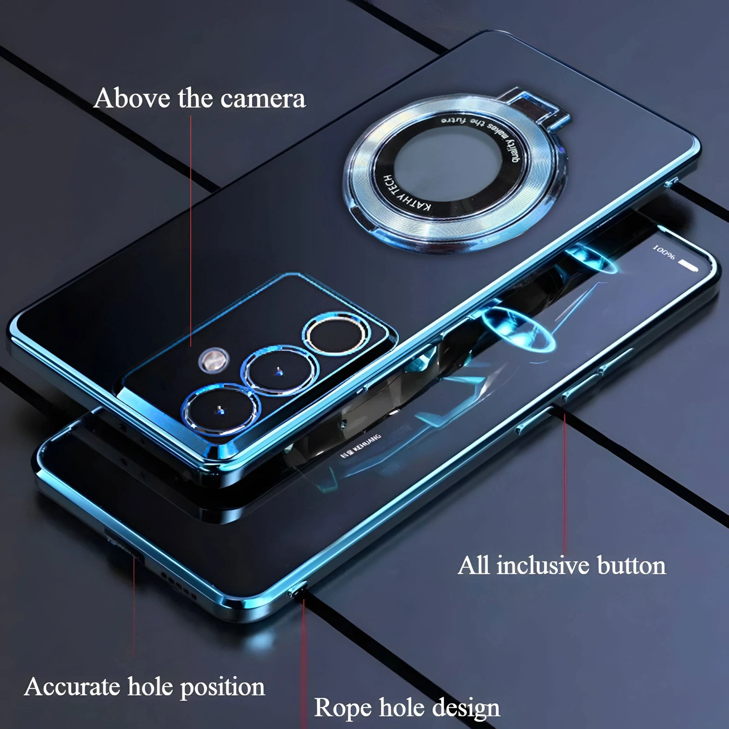 Samsung Galaxy A55 5G Magnifier Electroplating Case - Image 5