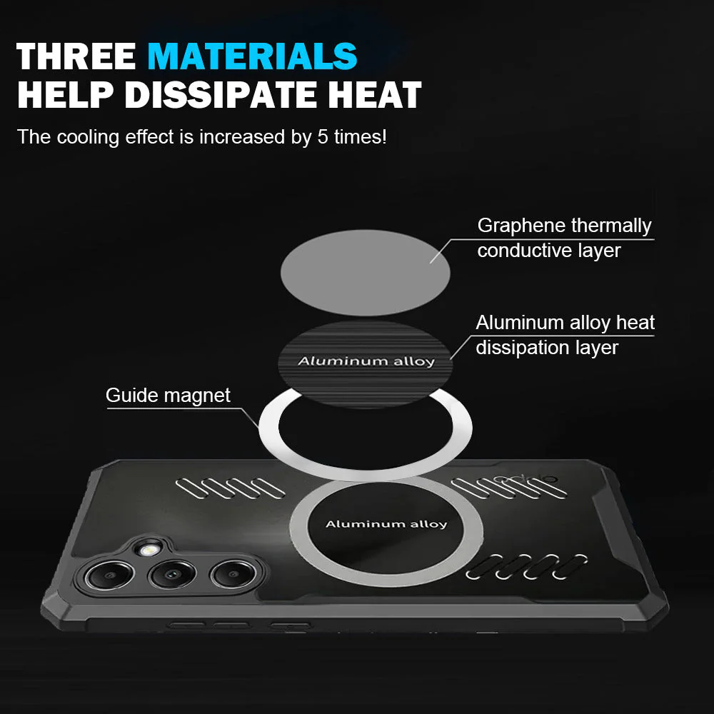 Samsung Galaxy S23 FE 5G Ultimate Heat Dissipation Shockproof Protection Back Cover - Image 4