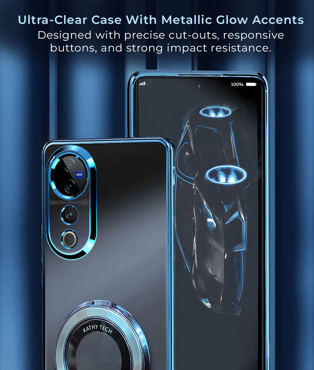 Vivo V40 Pro 5G Magnifier Electroplating Case - Image 4